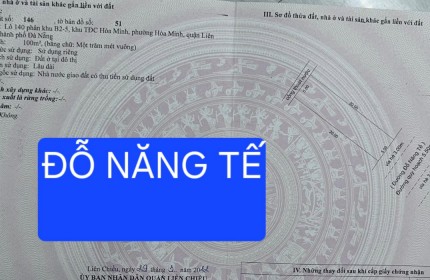 Cần bán đất mt đường Đỗ Năng Tế, Hòa Minh, Liên Chiểu